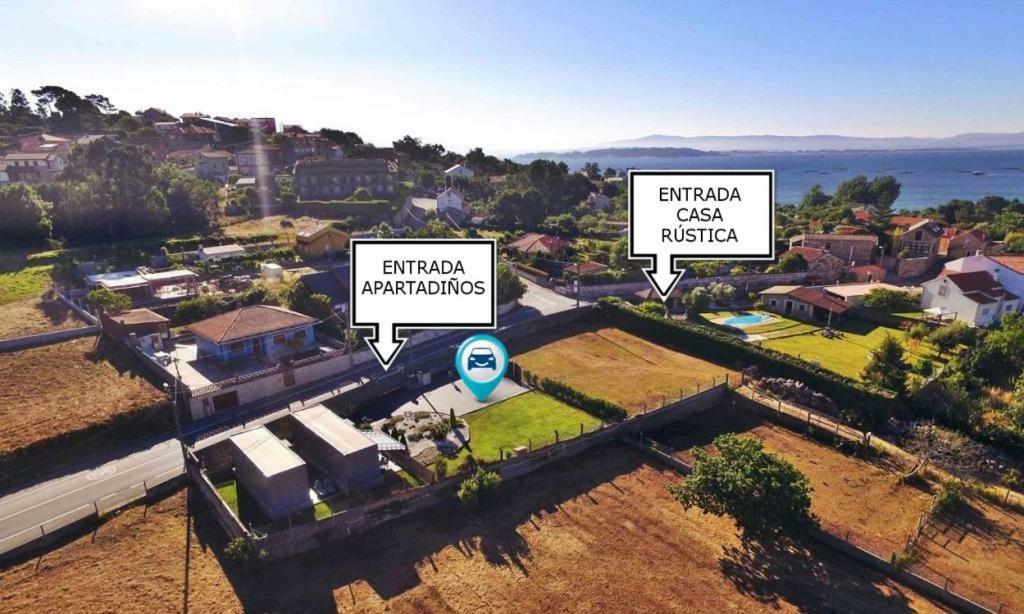 Casa Rustica Piscina, Apartadino A Pobra do Caramiñal Zewnętrze zdjęcie
